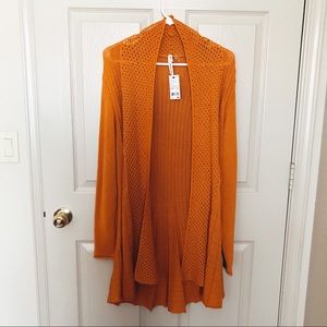 Burnt Orange Cardigan